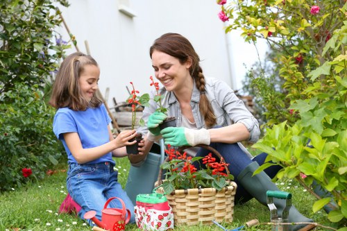 Professional landscaper designing a garden in Plaistow